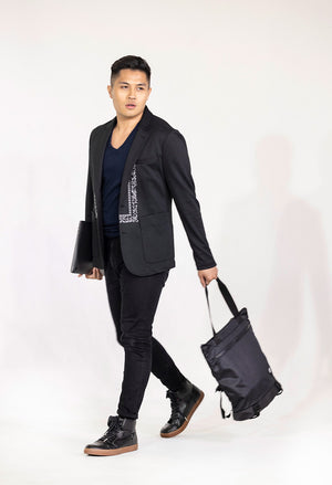 Ascend Filipino Blazer with Signature Pattern + Baybayin - Men