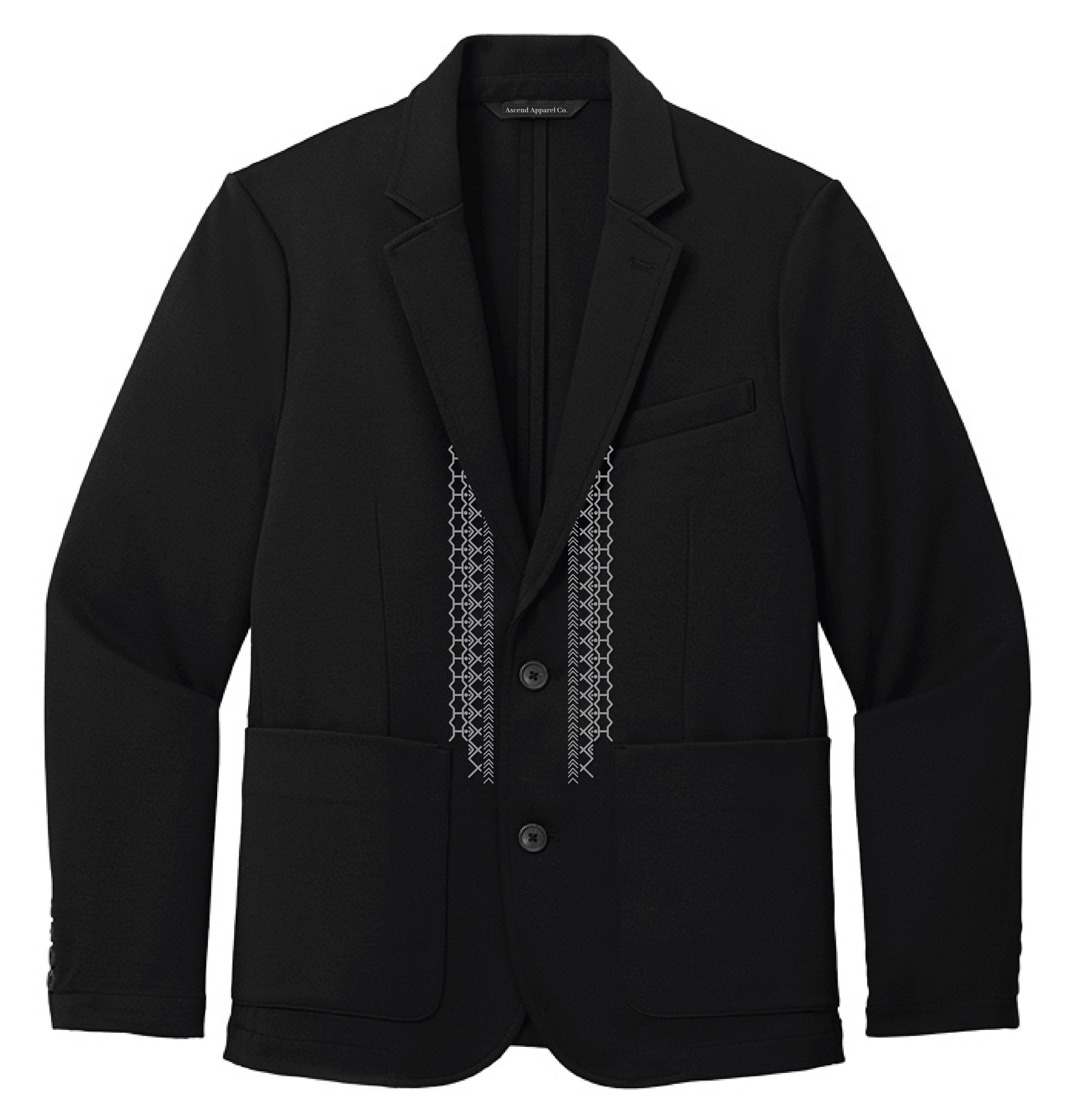 Ascend Filipino Blazer with Tribal Design Pattern - Men
