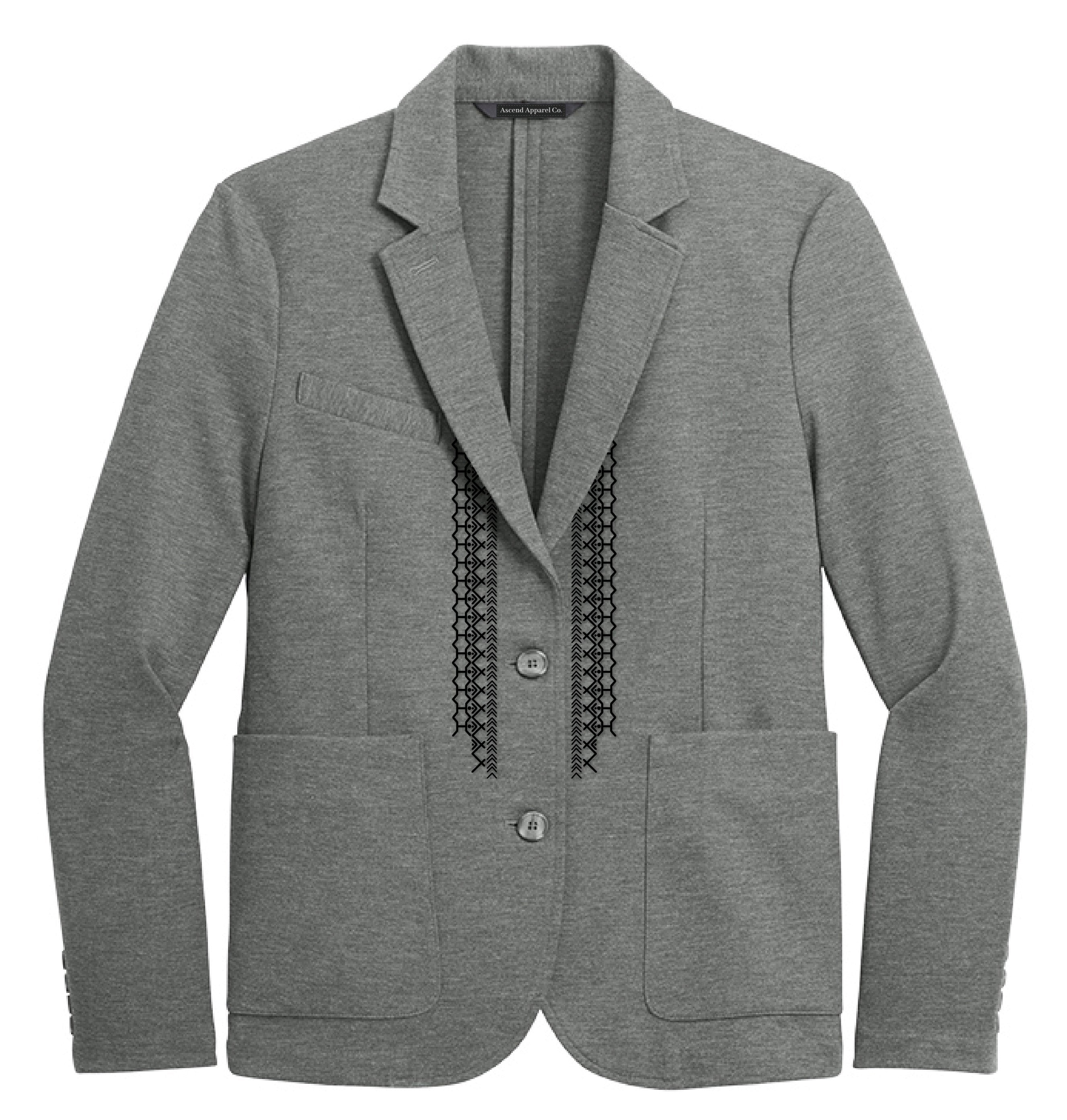 Ascend Filipino Blazer with Tribal Design Pattern - Men
