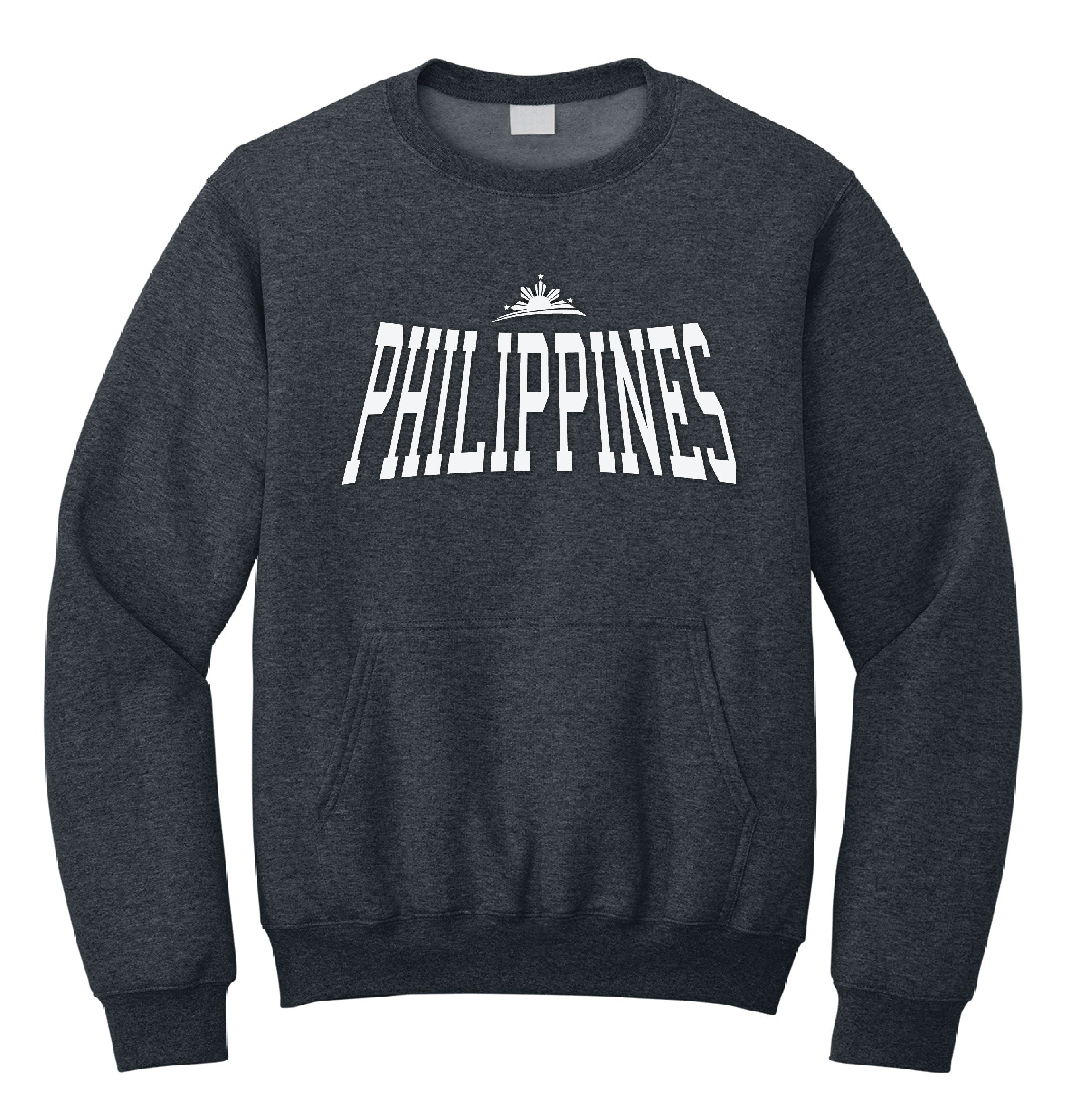 Philippines Crewneck Sweatshirt with Pocket by Pinoy Rising