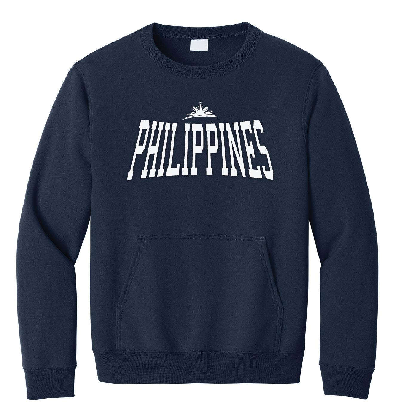 Philippines Crewneck Sweatshirt with Pocket by Pinoy Rising