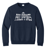 Philippines Crewneck Sweatshirt with Pocket by Pinoy Rising
