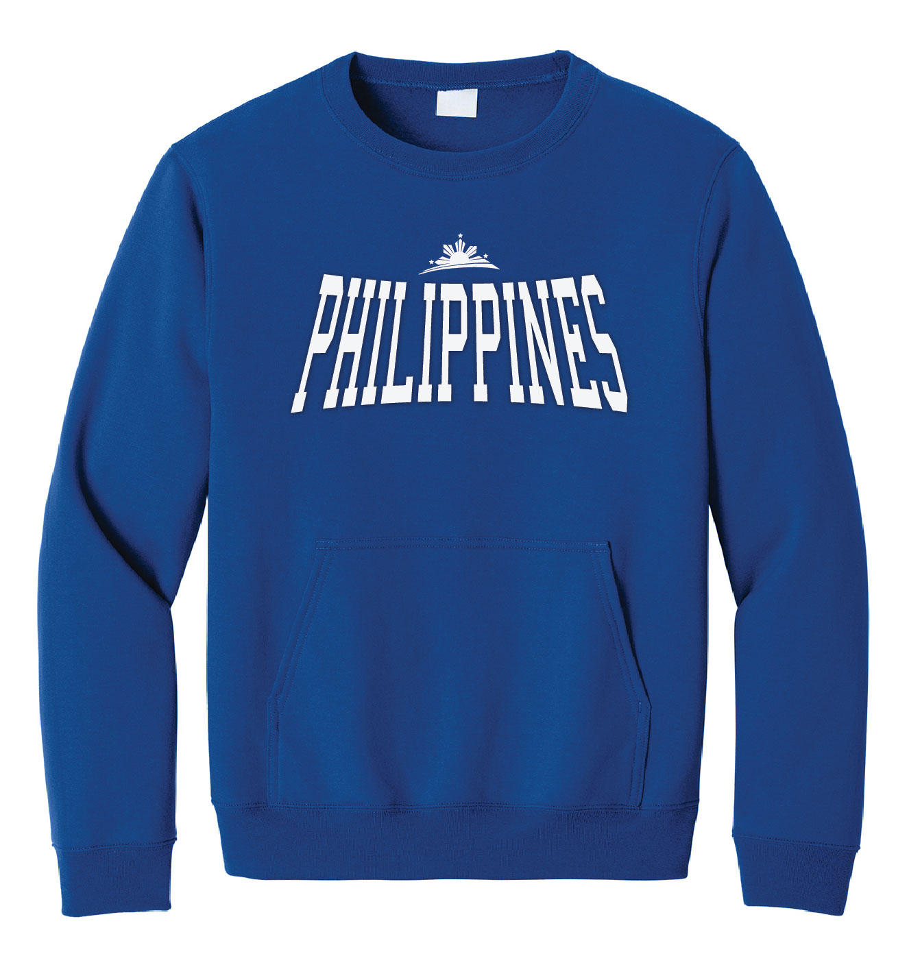 Philippines Crewneck Sweatshirt with Pocket by Pinoy Rising