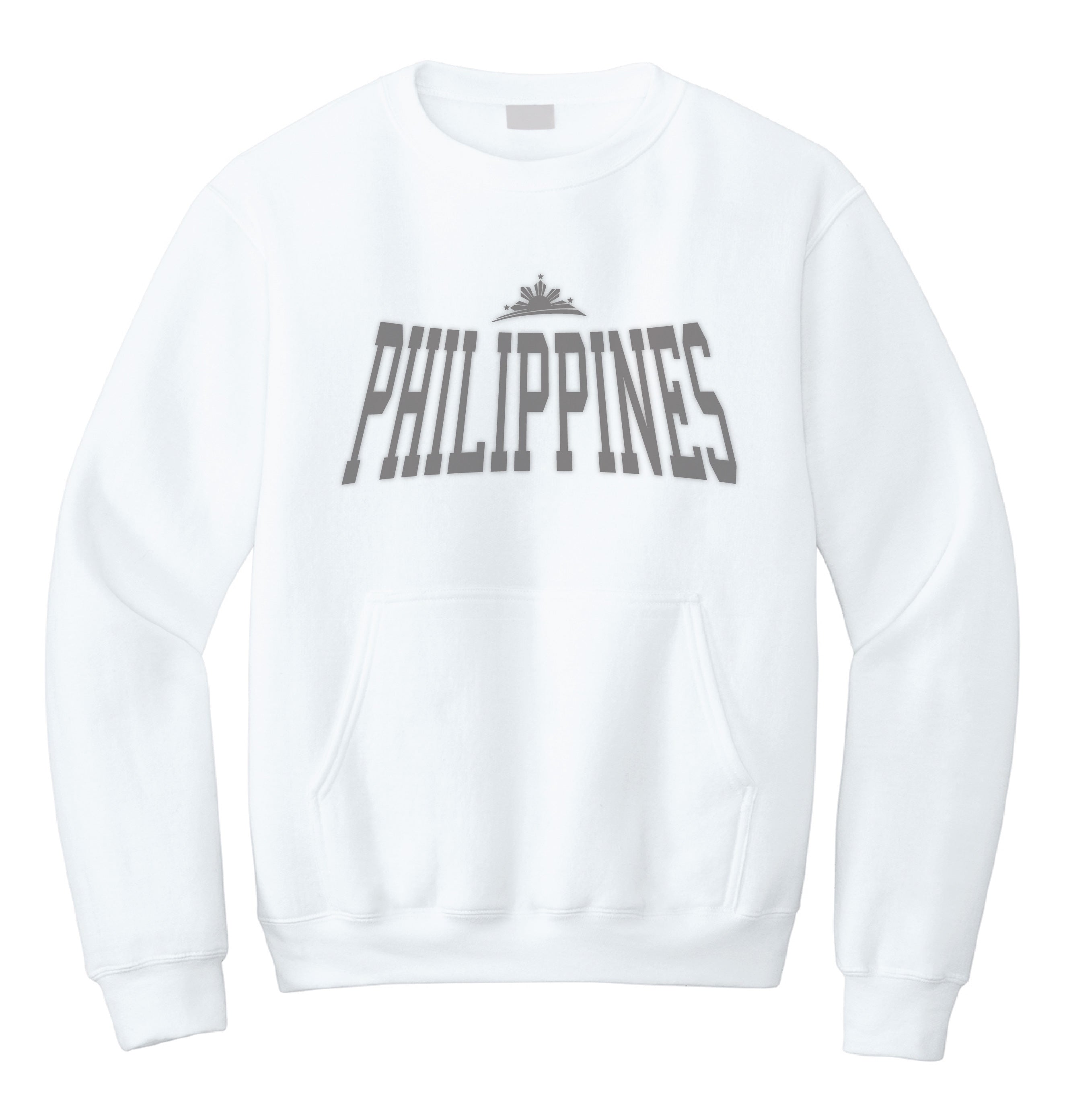 Philippines Crewneck Sweatshirt with Pocket by Pinoy Rising
