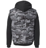 Filipino Jacket Puff Vest with Fleece Sleeves