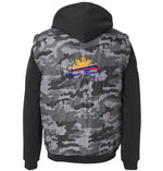 Filipino Jacket Puff Vest with Fleece Sleeves