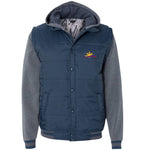 Filipino Jacket Puff Vest with Fleece Sleeves
