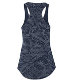 "Movement" Pleated Racerback Tank Top - Women