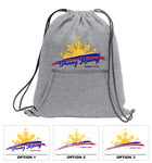 Fleece Sweatshirt Material Drawstring Bag Backpack