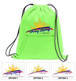 Fleece Sweatshirt Material Drawstring Bag Backpack