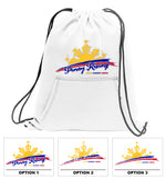 Fleece Sweatshirt Material Drawstring Bag Backpack