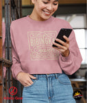 Filipino Crop Lightweight Sweatshirt - Bibingka Season by Adobo Gear