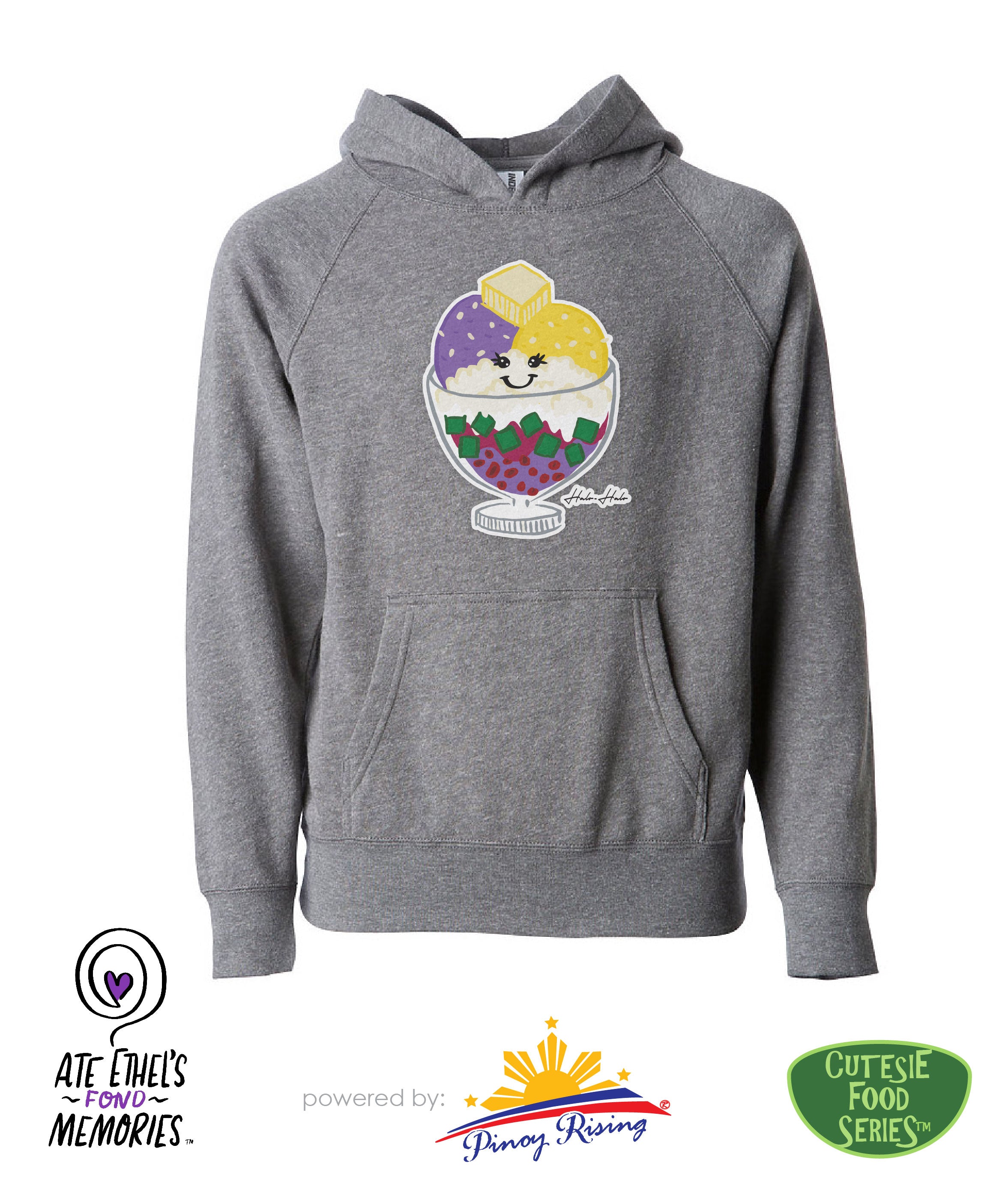 Filipino Youth Hoodie - Halo-Halo - by Pinoy Rising in collab with Ethel's Fond Memories