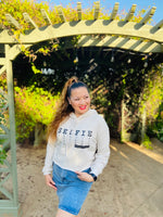 SELFIE - Crop Hoodie - POP Line Designs by Mae Day Marketing Inc.
